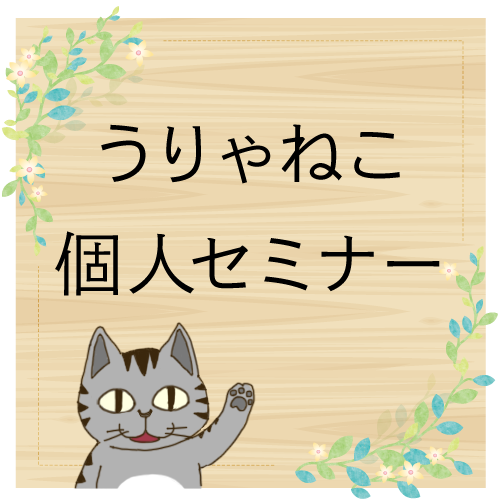 うりゃねこ個人セミナー